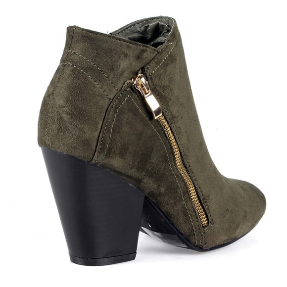 Olive Metro Booties - Picture 5 of 5